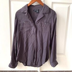 Sandra ingrish brown long sleeved blouse